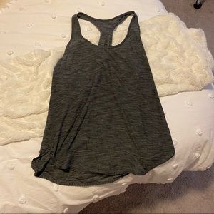 Lulu lemon gray racer back tank top